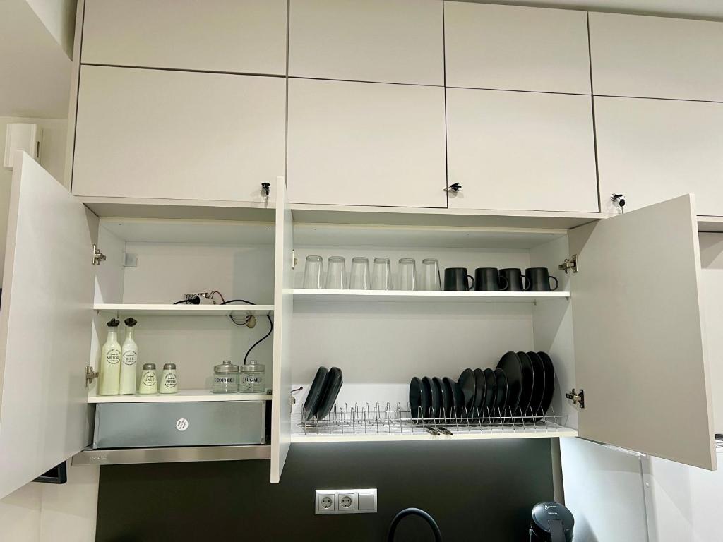 Kuchyňa alebo kuchynka v ubytovaní Smart Lux Apartment B