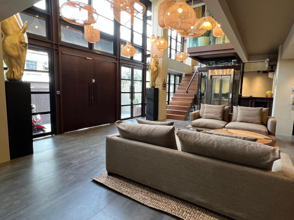 Un lugar para sentarse en Choska Residence