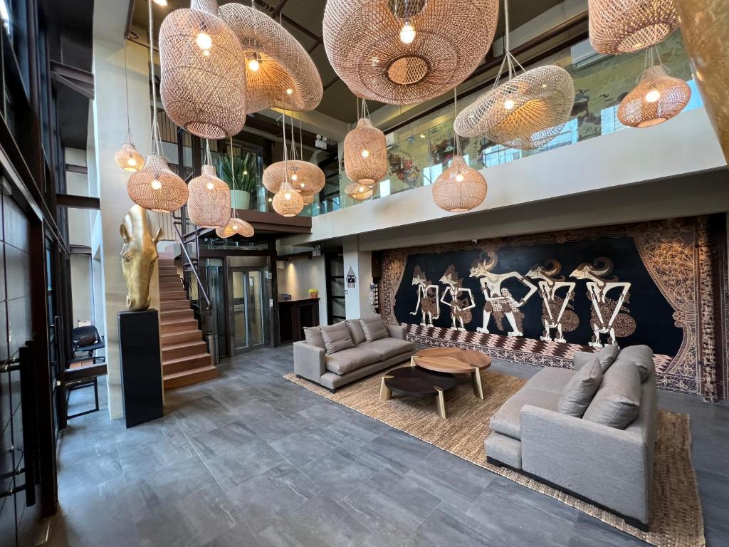 Un lugar para sentarse en Choska Residence