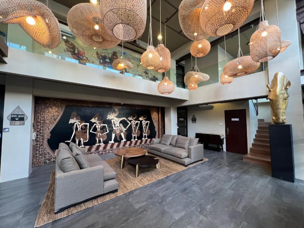 Un lugar para sentarse en Choska Residence