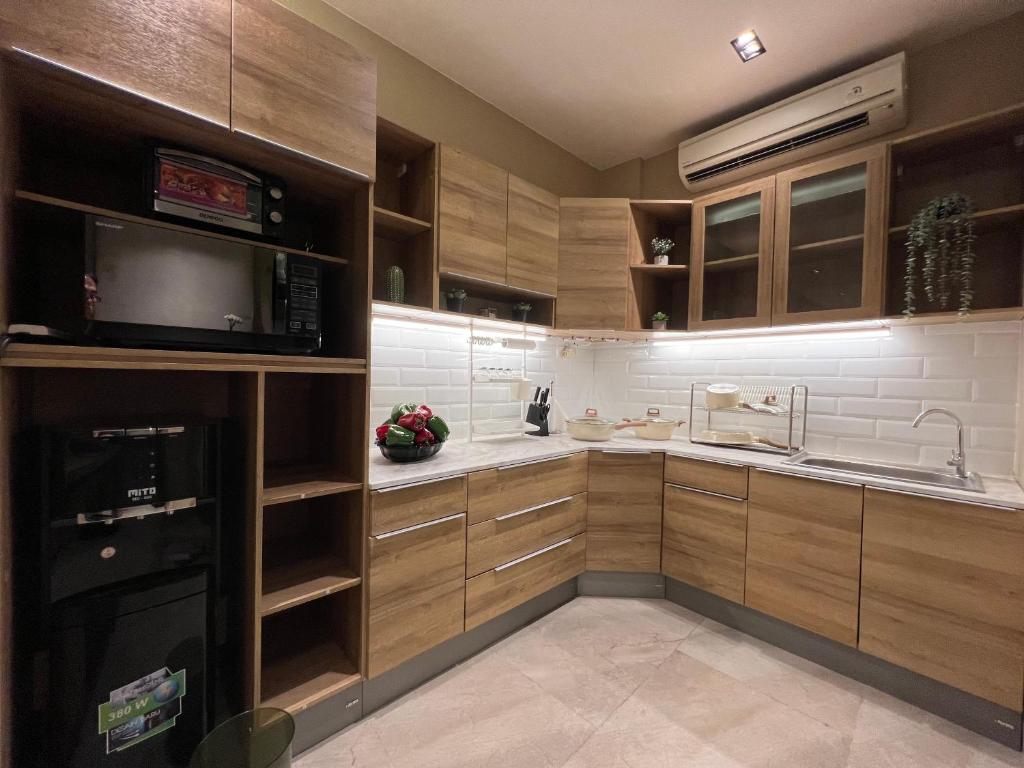 Una cocina o cocineta en Choska Residence