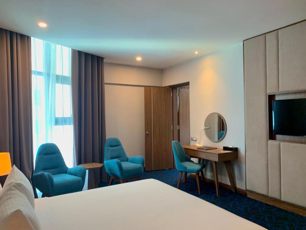 TV/trung tâm giải trí tại Muong Thanh Luxury Vien Trieu Nha Trang