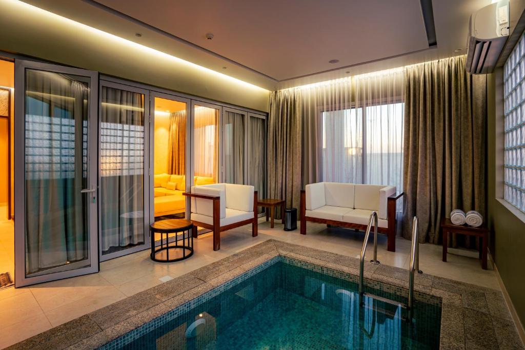 Bazén v ubytování Damask Resort nebo v jeho okolí