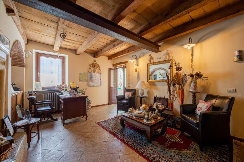 Posezení v ubytování Agriturismo Borgo di Calmasino