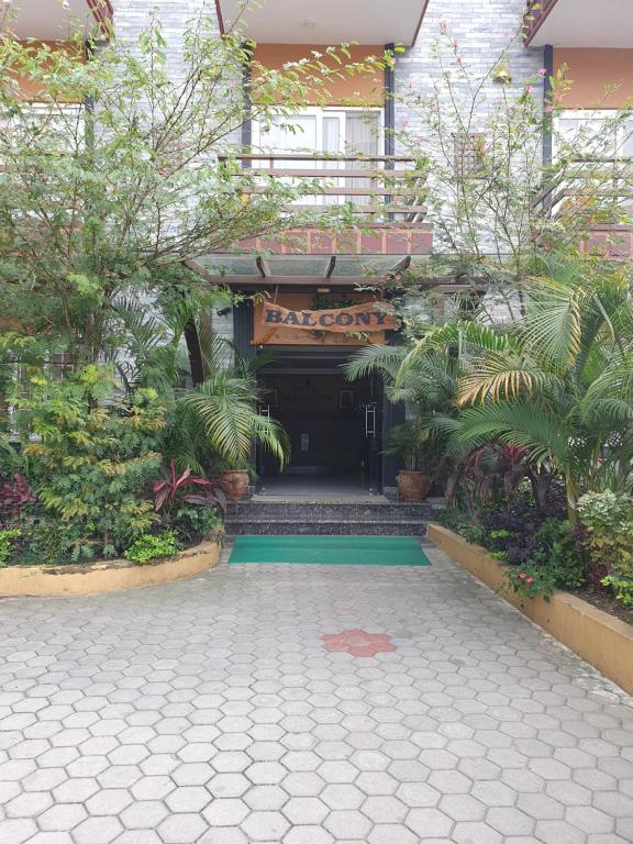 Vrt pred nastanitvijo Hotel Balcony