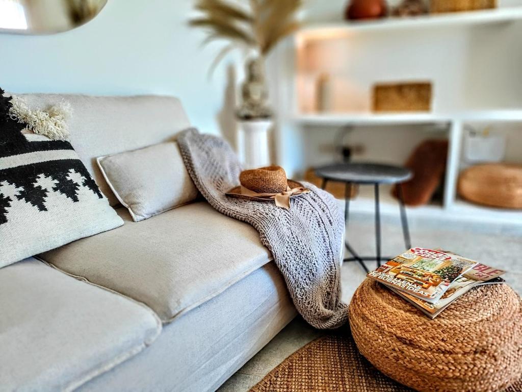 Posezení v ubytování Happy Holiday Apartment Javea , 2 bed 2 bath , seaview airco wifi
