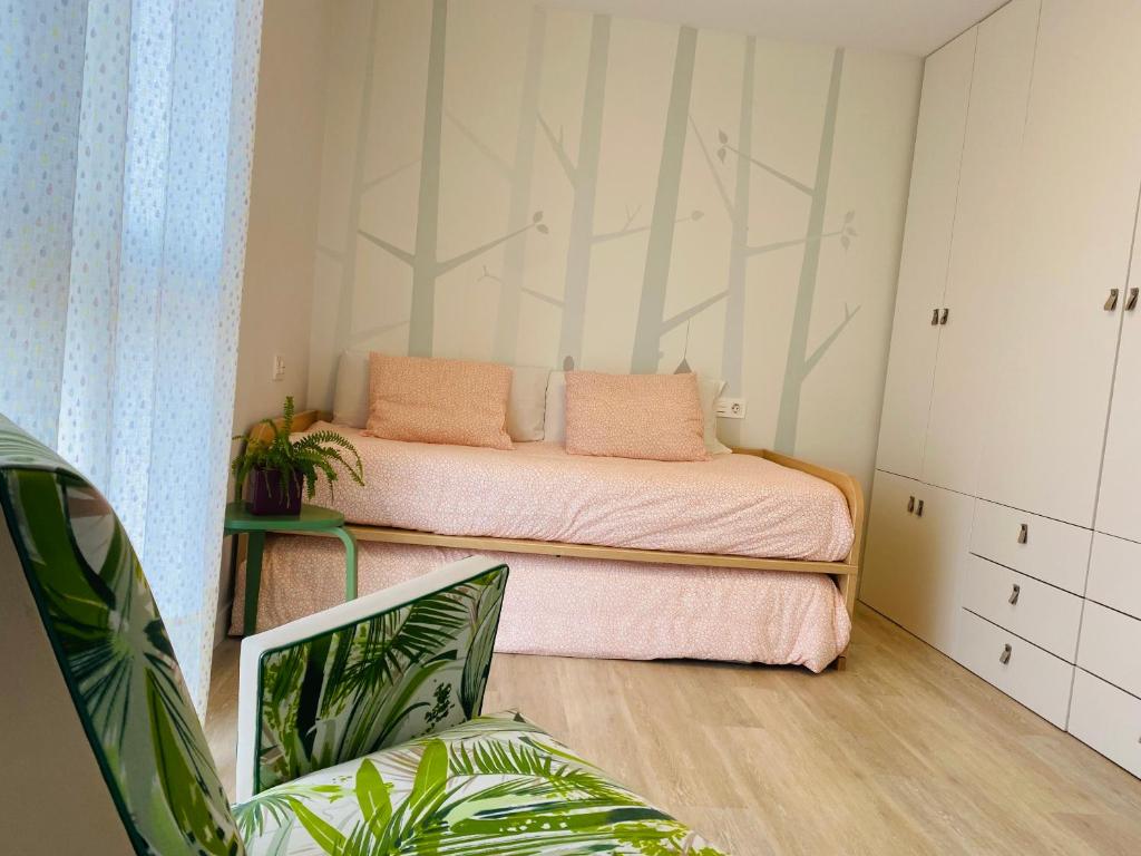 Posteľ alebo postele v izbe v ubytovaní Apartamento Donostia San Sebastian