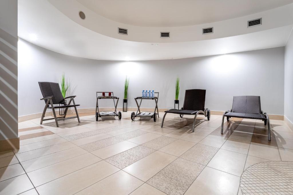 Posezení v ubytování Qubus Hotel Kielce