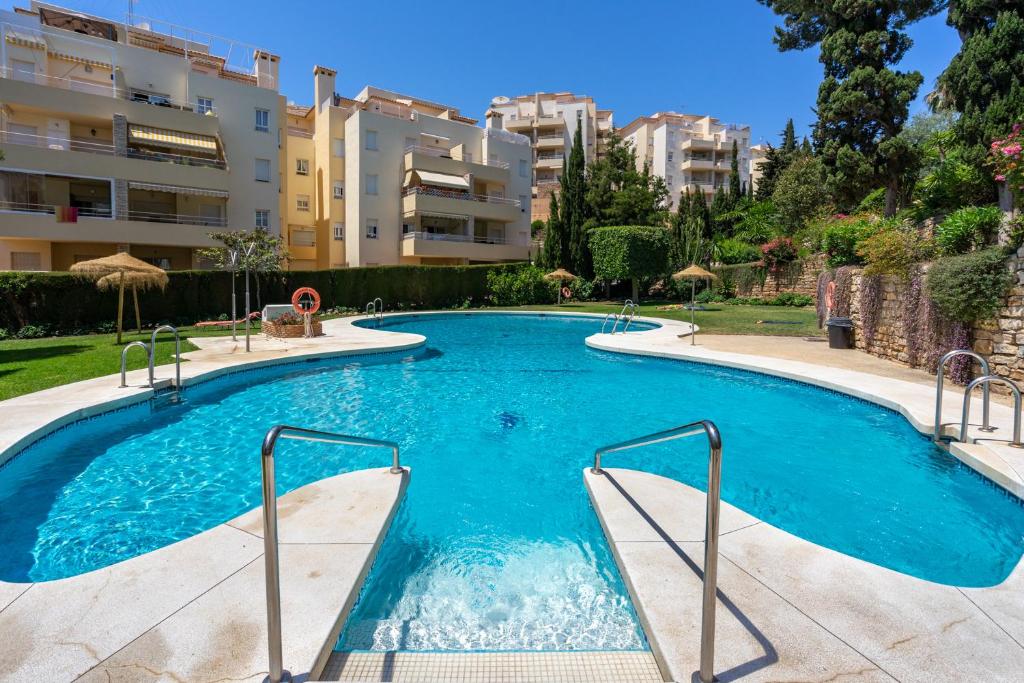 The swimming pool at or close to Cozy apartment with pool in Riviera del Sol by Costarentals - Ref 153