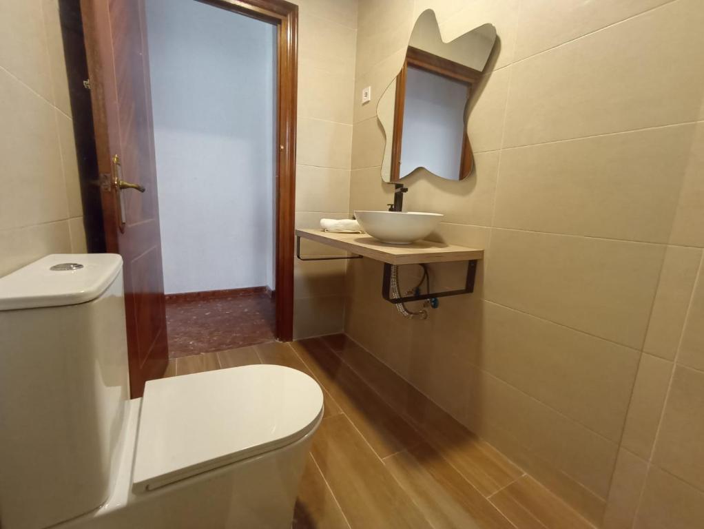 Kúpeľňa v ubytovaní Vivienda Agustín Durán