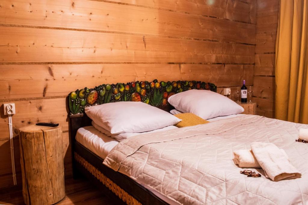 Posteľ alebo postele v izbe v ubytovaní Apartamenty Dwupoziomowe u Ciotki
