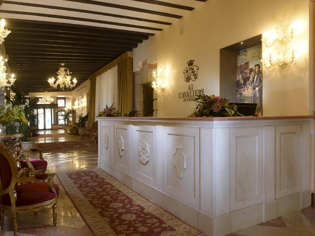 Vstupní hala nebo recepce v ubytování Hotel Ai Cavalieri di Venezia
