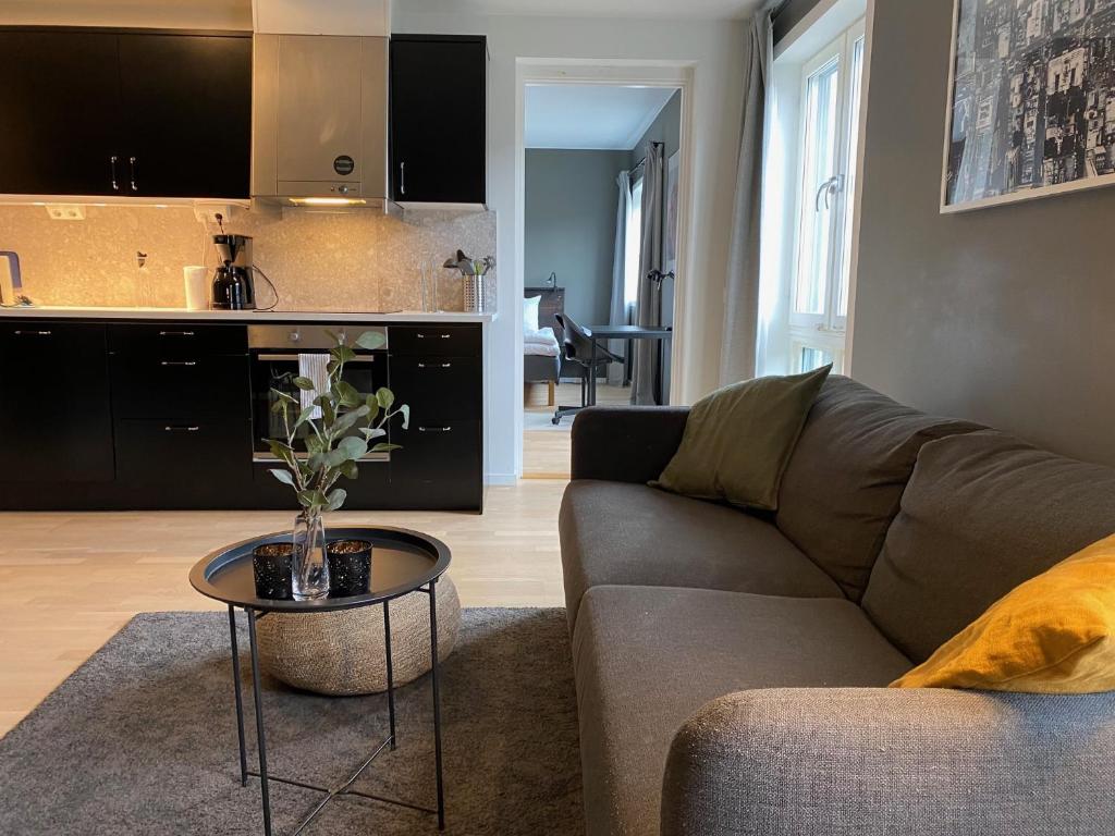 Posezení v ubytování Magnolia House Norrviken