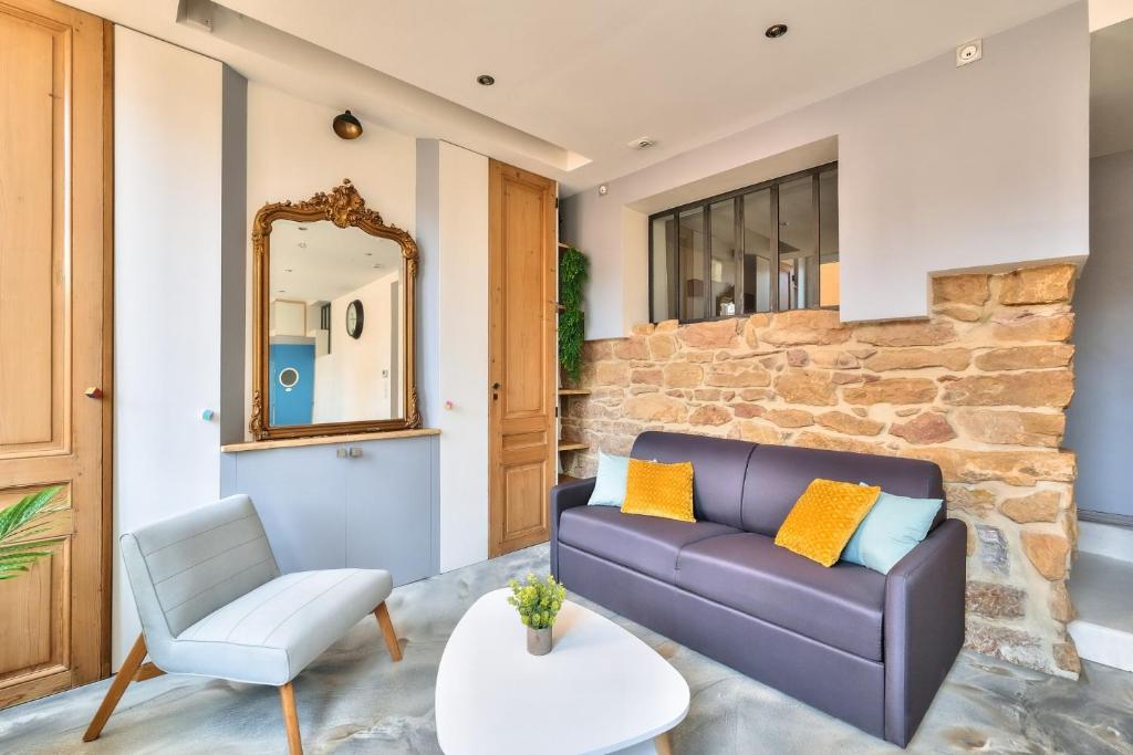 Posedenie v ubytovaní Appartement Le Cosy - Calme & Chaleureux - Bien situé