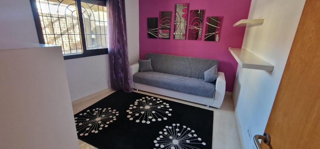 A seating area at Casa Roda de Bará & Spa