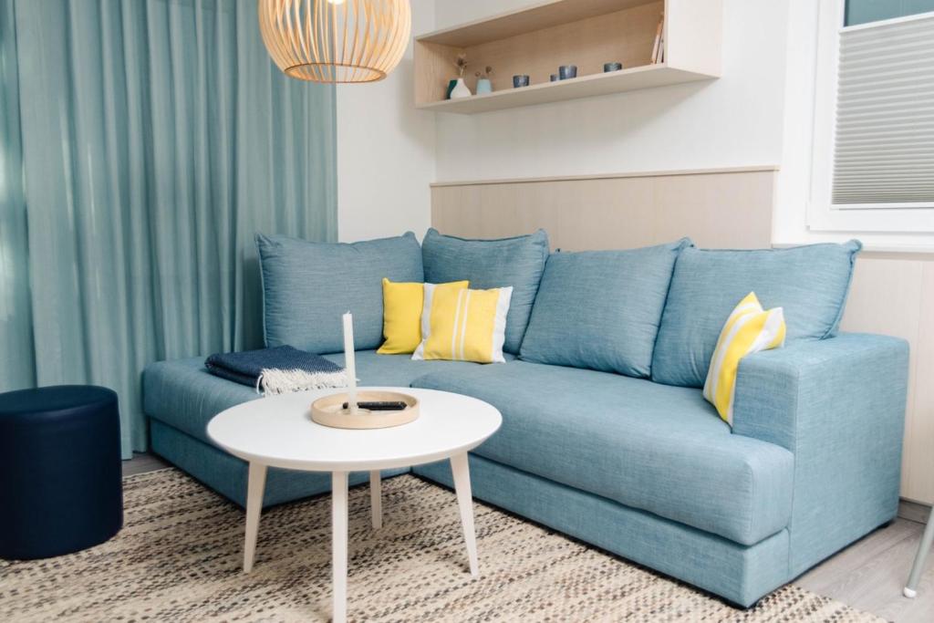 Posezení v ubytování Küsten Apartments Tannenhausen