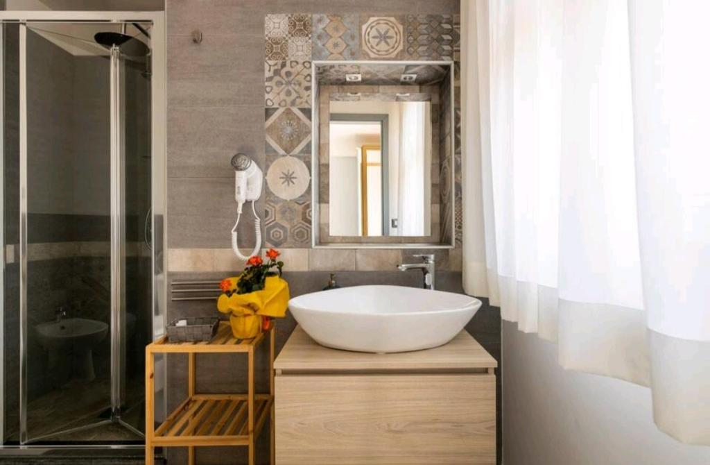Koupelna v ubytování B&B TERRA DI MITI