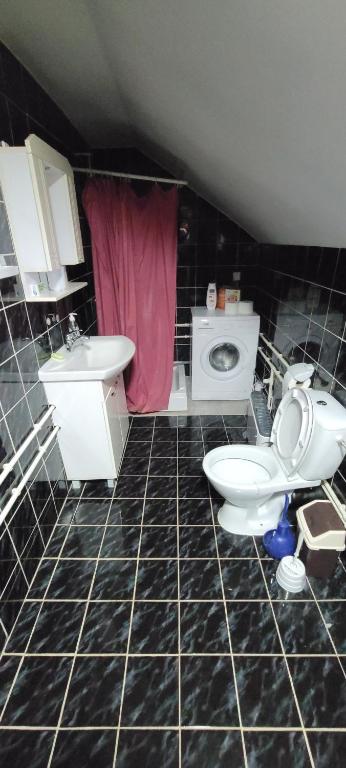 Koupelna v ubytování Apartman Progresso