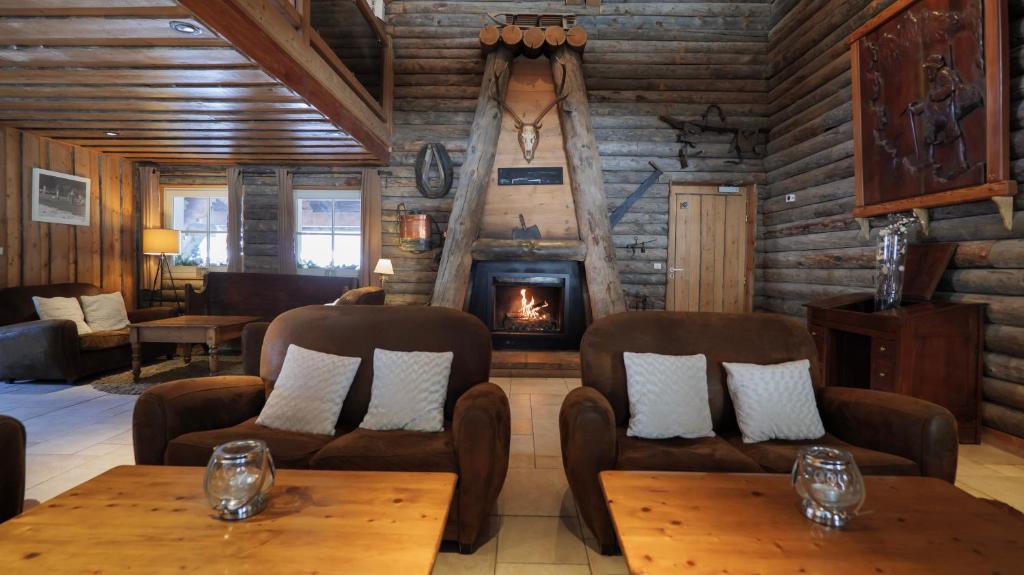 Posezení v ubytování Hôtel Le Labrador