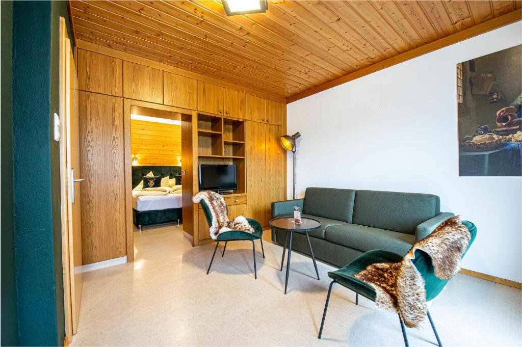 Kuchyň nebo kuchyňský kout v ubytování Hotel Raunig