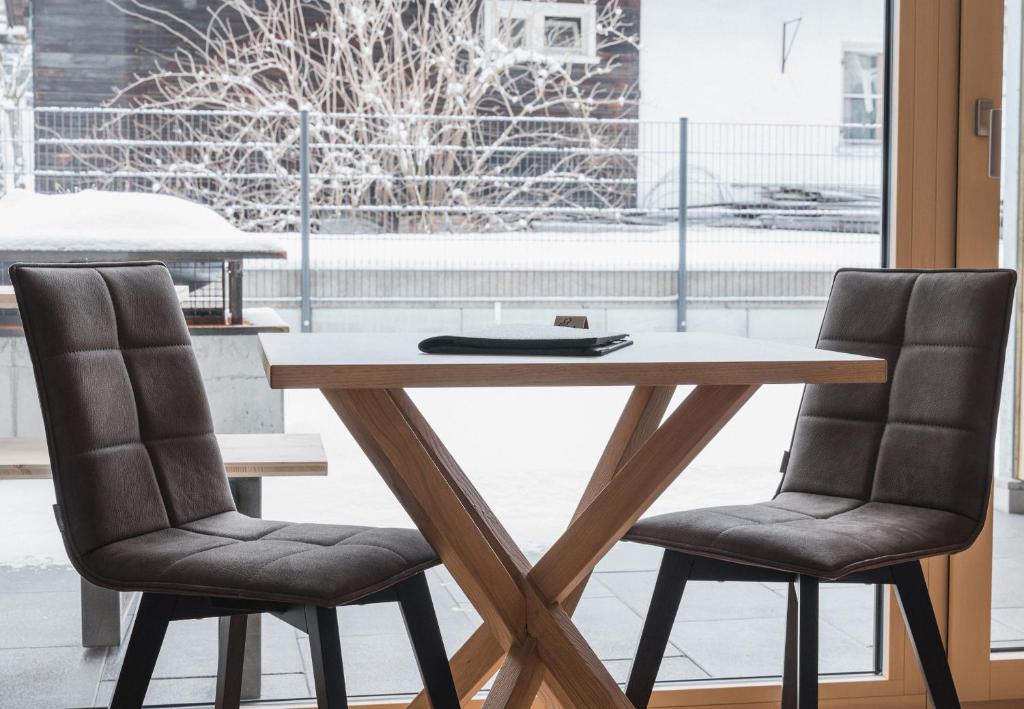 Posezení v ubytování ad-fontanas Appartements Vandans