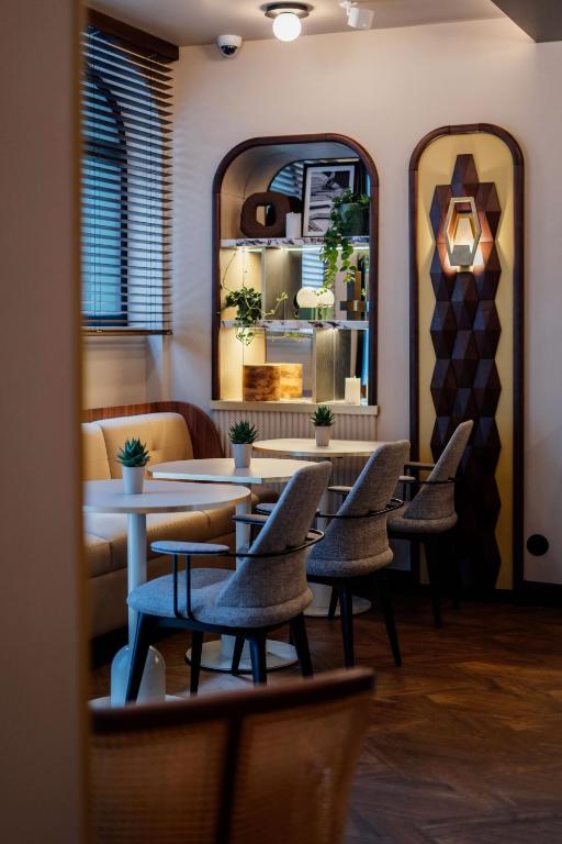 Posezení v ubytování Hôtel Riesner