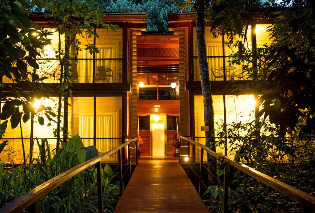 Zahrada ubytování La Reserva Virgin Lodge