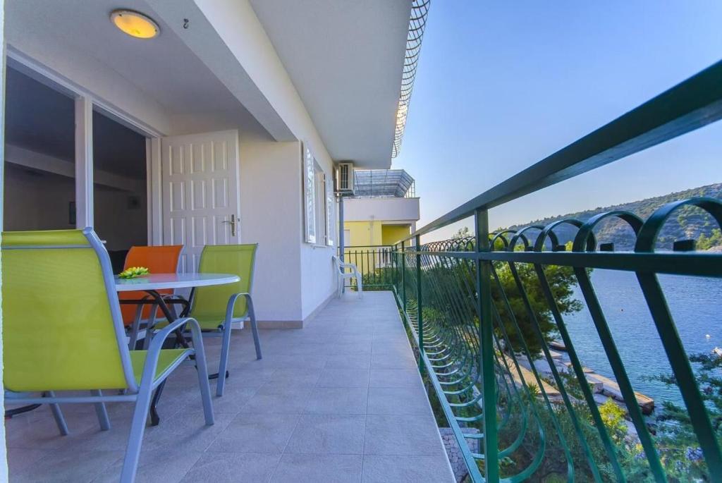 Balkón nebo terasa v ubytování Apartment Jelka