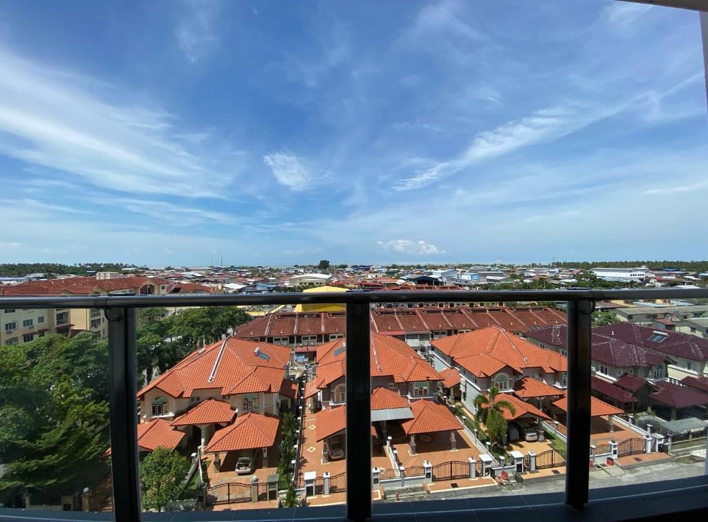 Nespecifikovaný výhled na destinaci Sekincan nebo výhled na město při pohledu z apartmánu