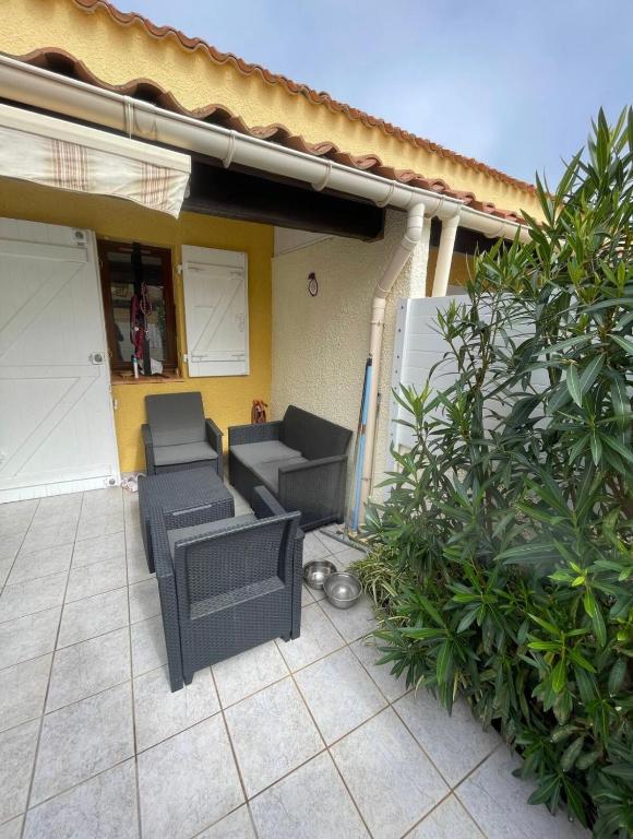 Posedenie v ubytovaní Charmante Villa de vacances