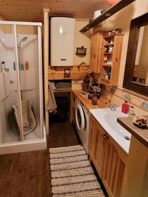 Kuchyň nebo kuchyňský kout v ubytování Haus Markus