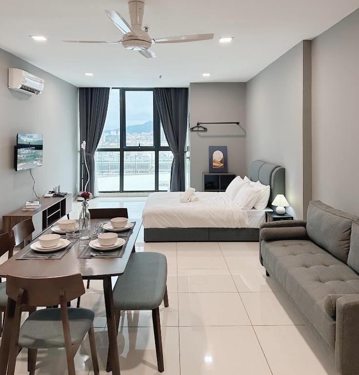Posezení v ubytování Atria Sofo Suites - Petaling Jaya