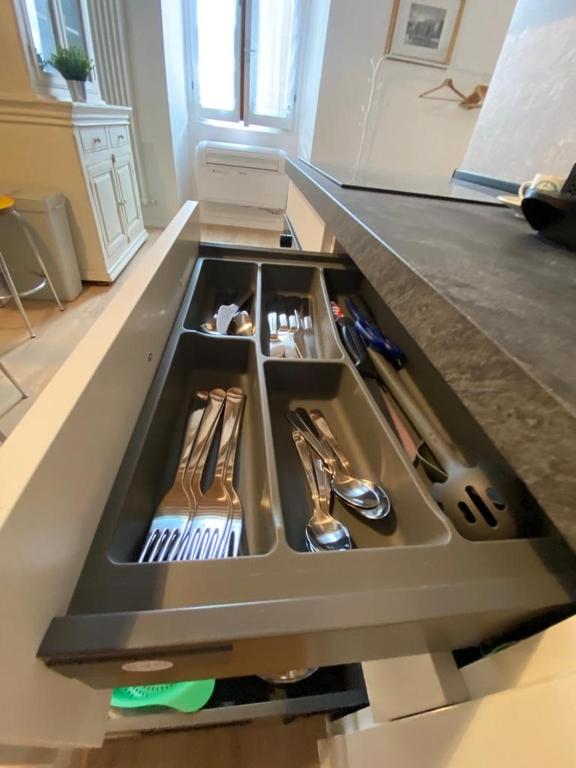 A kitchen or kitchenette at 30 San Gottardo House