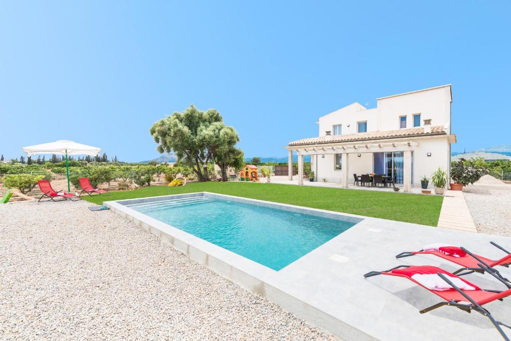 The swimming pool at or close to Villa Albaimar with swimming pool and garden