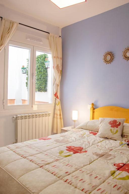 Postel nebo postele na pokoji v ubytování Casa Rural Los Eneares