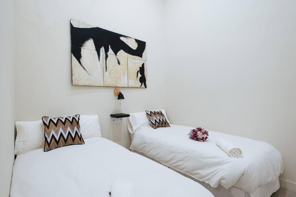 Posteľ alebo postele v izbe v ubytovaní Selecta Elegante y Céntrico Apartamento