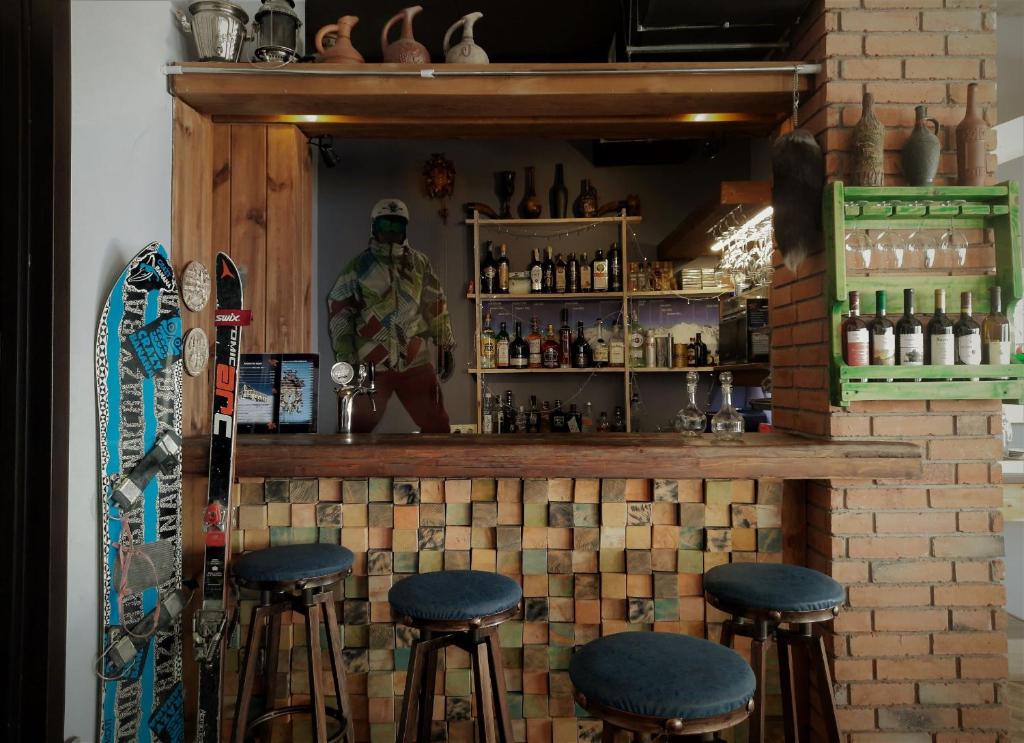 Lounge nebo bar v ubytování RezoHut