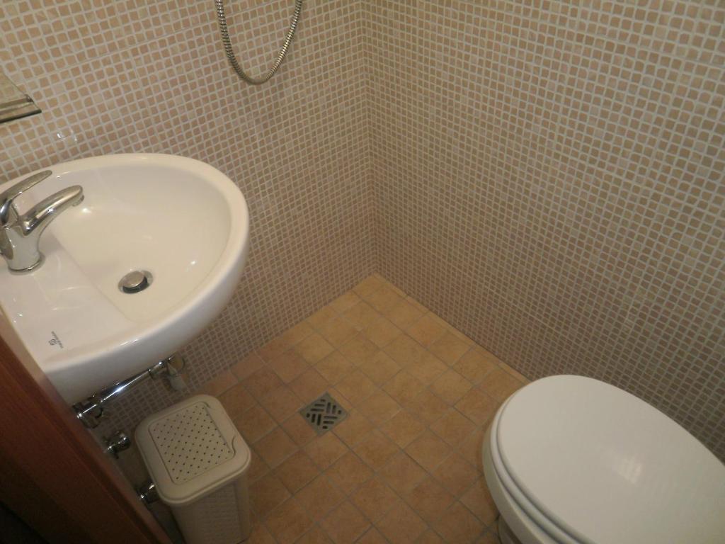 Koupelna v ubytování B&B Isabella