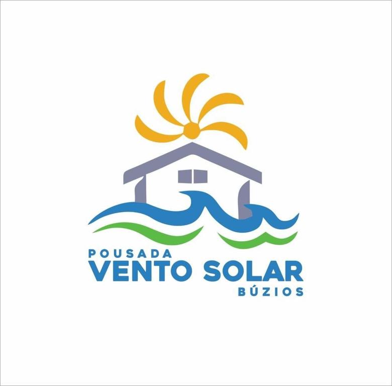 a house on the waves logo at Pousada Vento Solar Búzios in Búzios