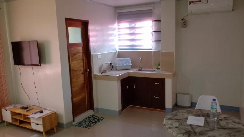 Kuchyň nebo kuchyňský kout v ubytování ZM Residence