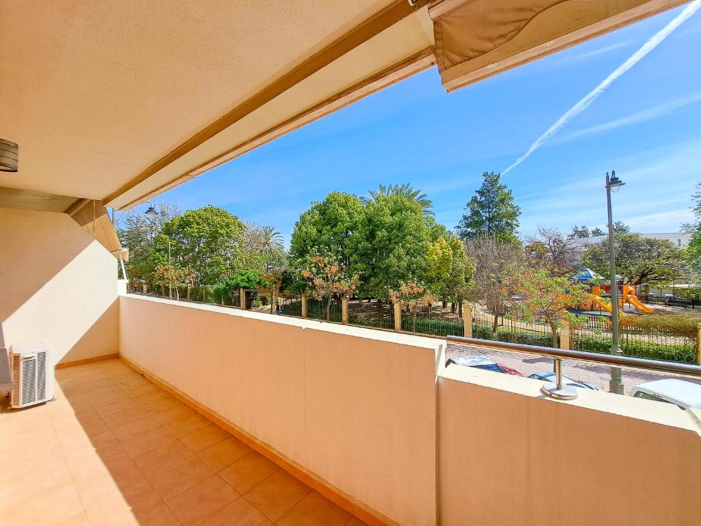 A balcony or terrace at Great Location, Estepona Town