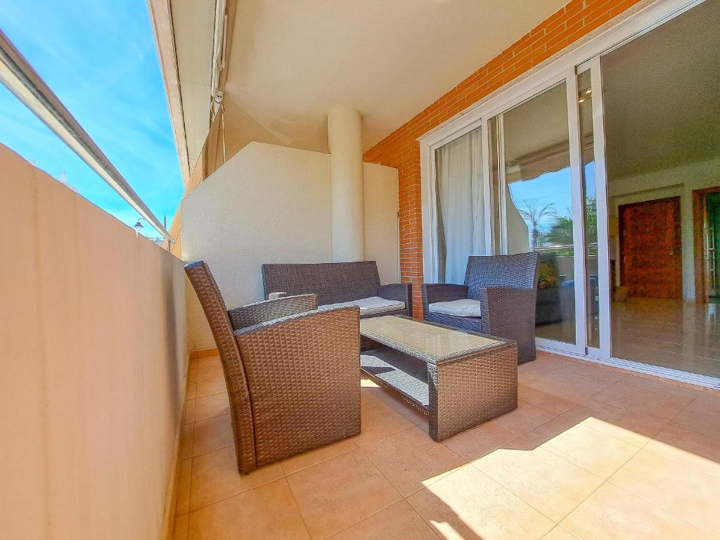 A seating area at Great Location, Estepona Town