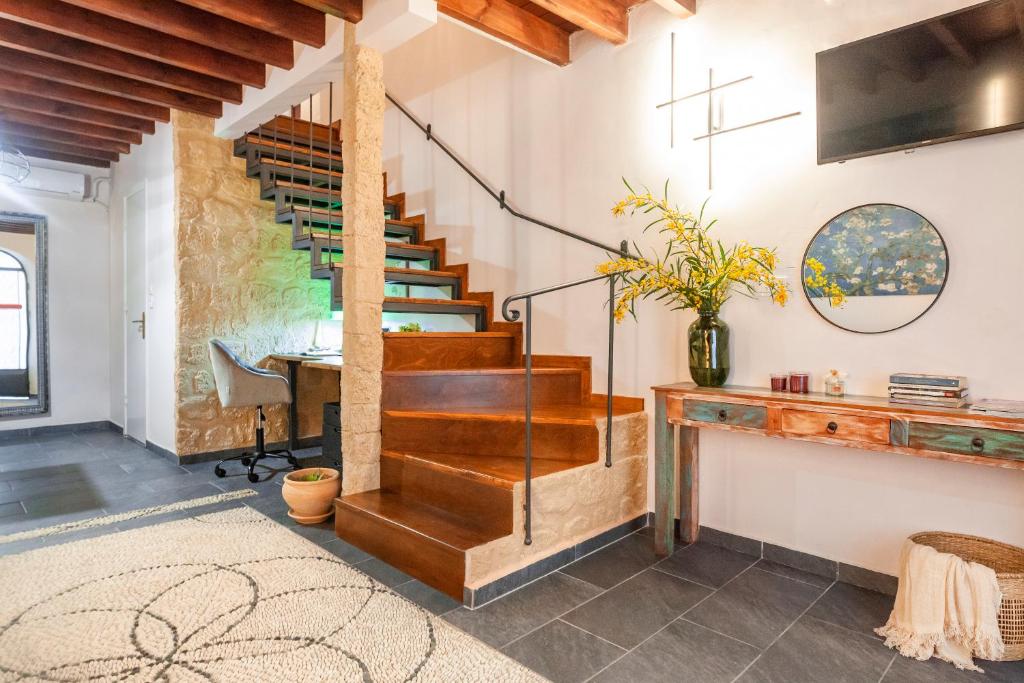 TV a/nebo společenská místnost v ubytování Mandorla Apartments
