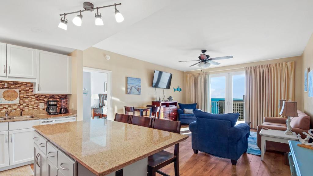 A kitchen or kitchenette at Laketown Wharf #1211 by Nautical Properties Vacation Rentals