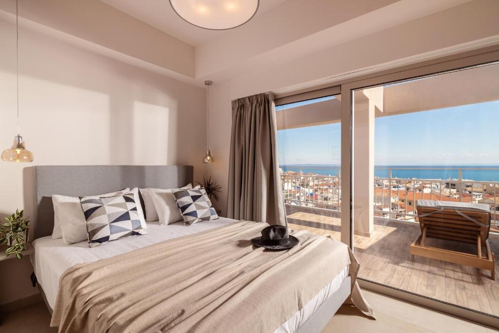Posteľ alebo postele v izbe v ubytovaní Phoenix Apartments