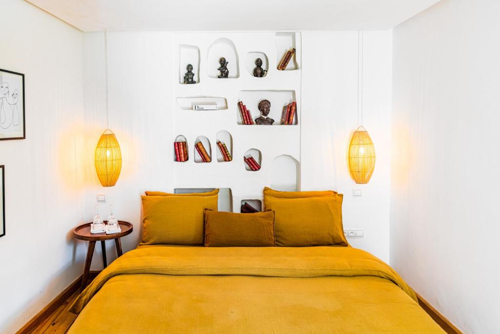 Postel nebo postele na pokoji v ubytování Pure House Marrakech