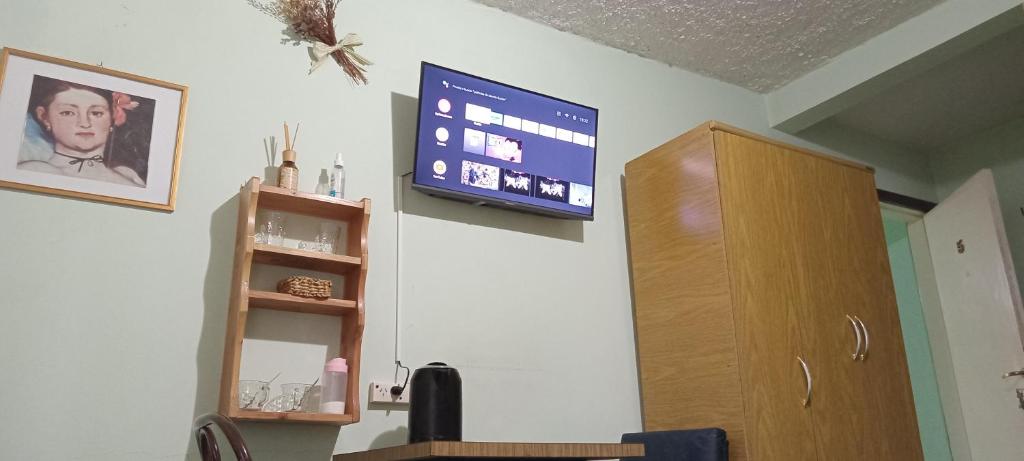 TV a/nebo společenská místnost v ubytování Residencial Sissus