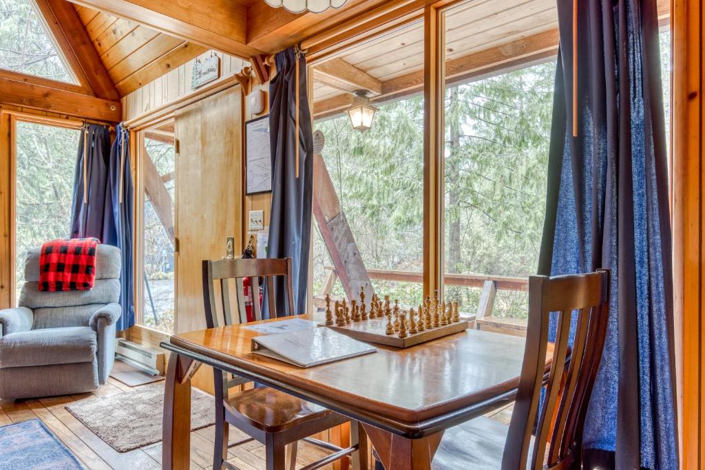 Posezení v ubytování Chalet Shangri-La