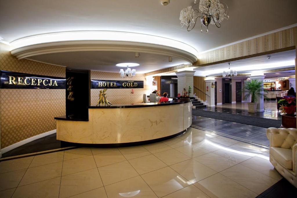 Vstupní hala nebo recepce v ubytování Hotel Gold
