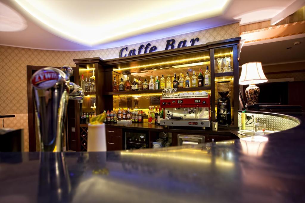 Lounge nebo bar v ubytování Hotel Gold